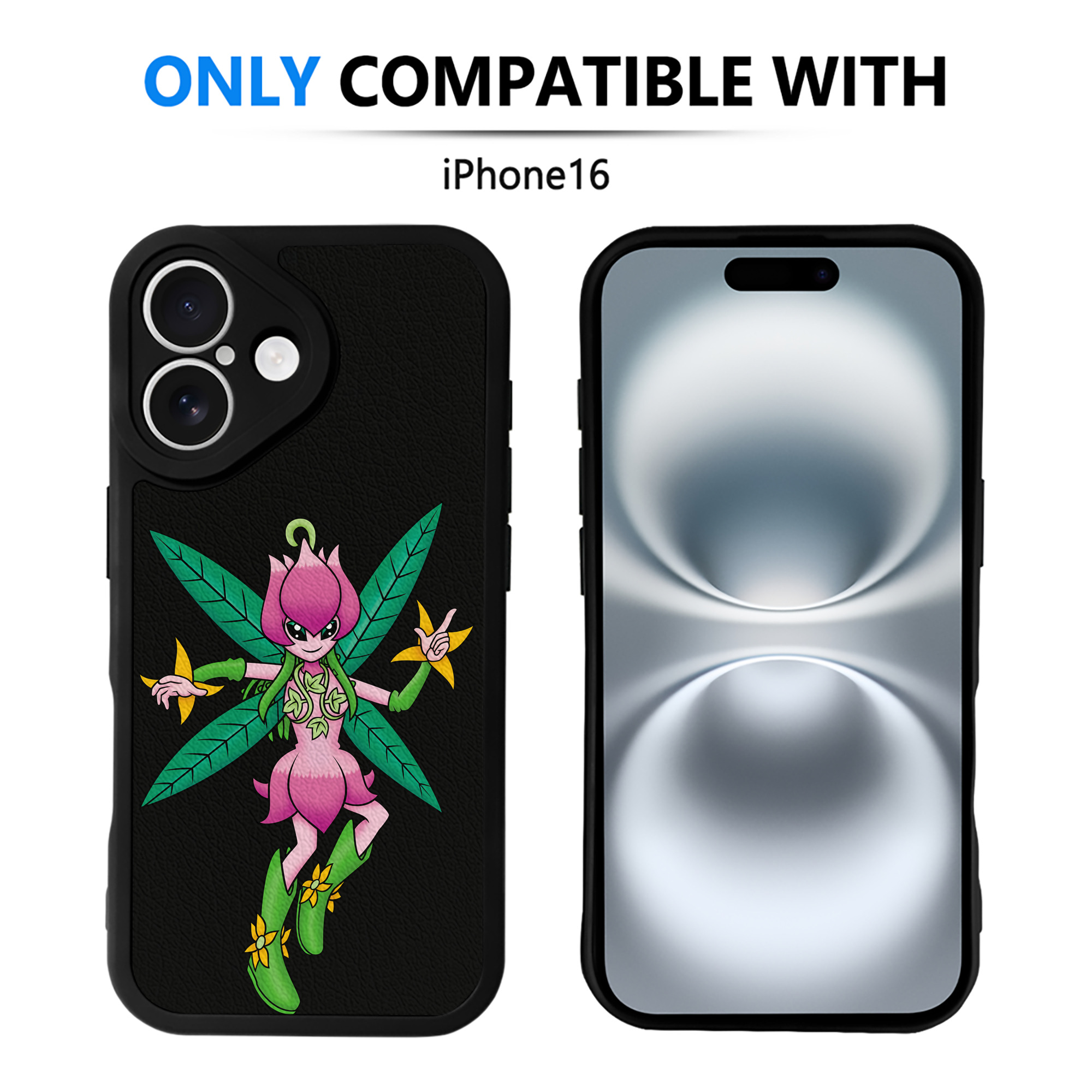 （画像用） Digimon デジタルモンスター/デジモン 【iPhone 16シリーズ対応】シリコンスマホケース（レザー調） 材質：シリコン